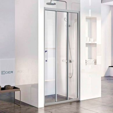 Душові Двері в нішу 120 см розсувні EGER LEXO 599-812/1 в душову