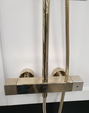DEIRA душова система колонна з термостатом колір шампань, IMPRESE ZMK112009090