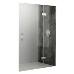 Душові Двері в нішу 150 см розпашні HUPPE Solva ST1505.092.322 в душову