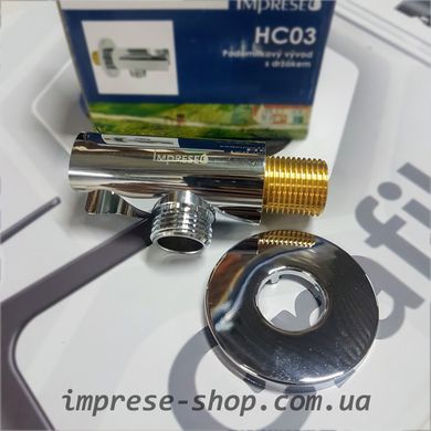 Подсоединение для душевого шланга с держателем для лейки IMPRESE HC03