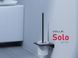 Solo DE LA NOCHE чорна щітка для унітаза йоржик для туалета, Volle 2510.250104