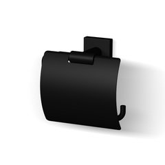 BILOVEC чорний тримач для туалетного паперу квадратний Imprese 142255B